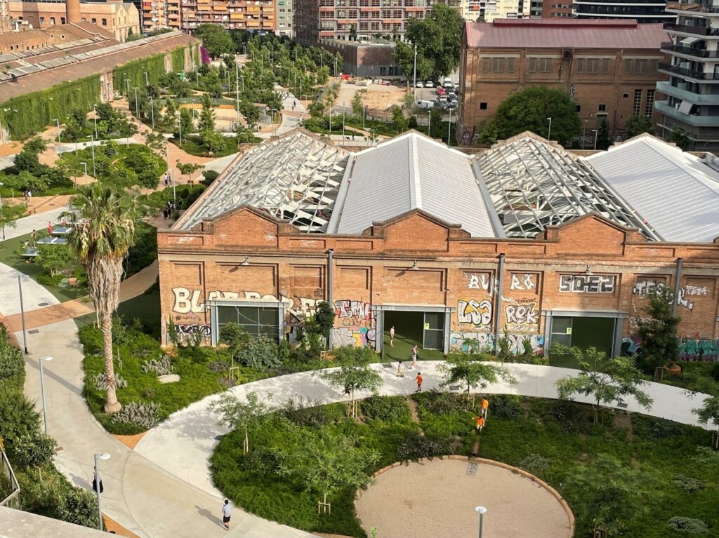 The Can Battlò area