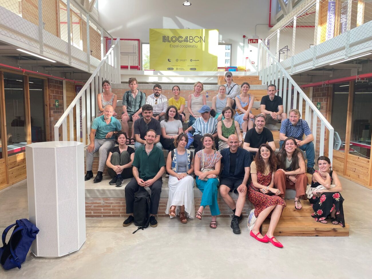 PREFIGURE EU project partners in the Can Battlò neighbourhood